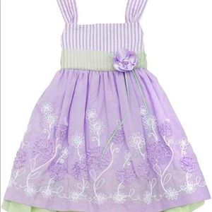 Rare Editions lilac toddler girl dress.  2t NWT